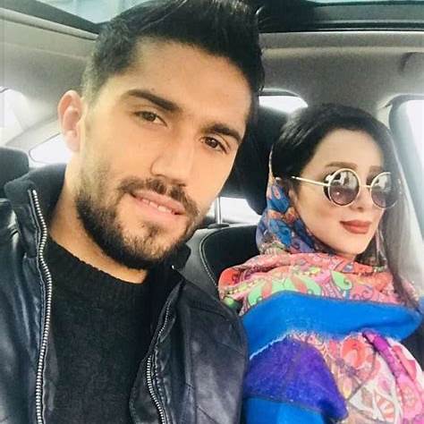 عکس حسین حسینی و همسرش