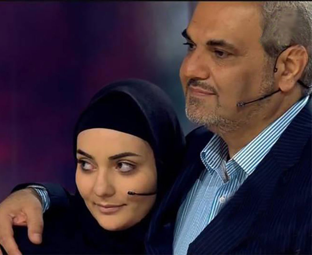 عکس جواد خیابانی و فرزندش