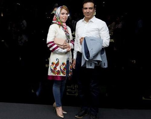 عکس مزدک میرزایی و همسرش