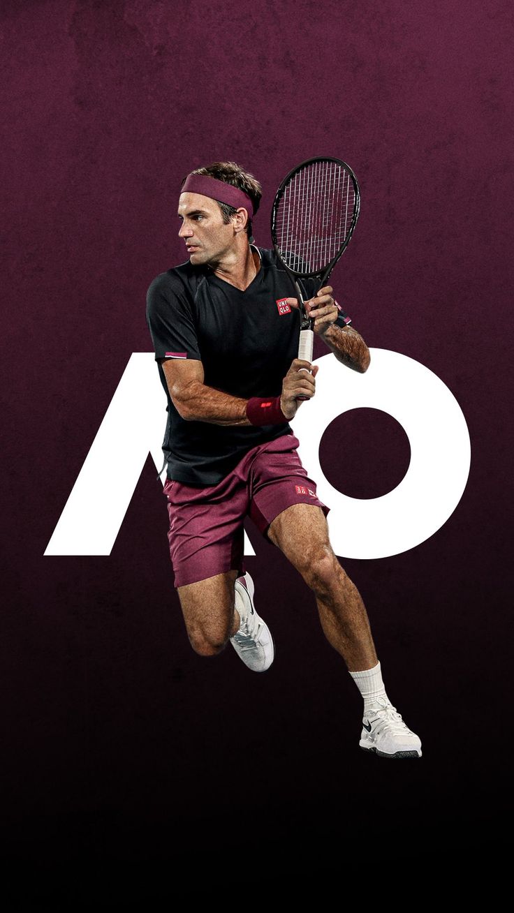 wallpaper 4k Roger Federer