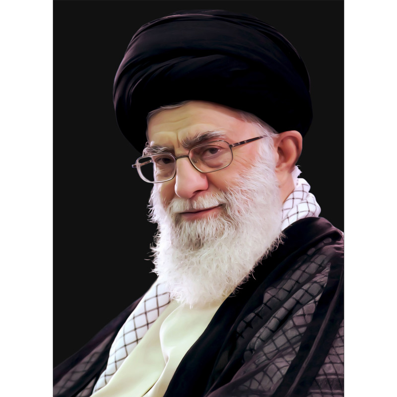 عکس سید علی خامنه‌ای