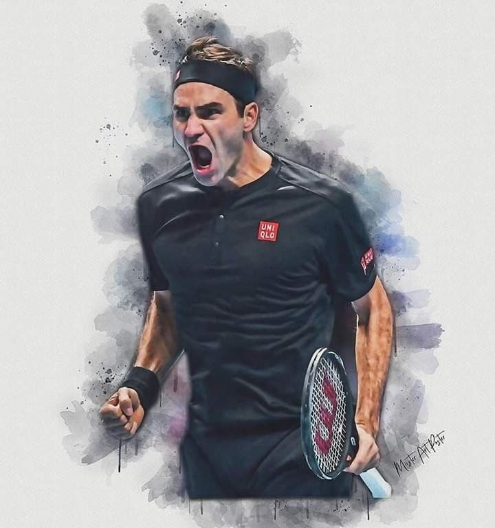 wallpaper Roger Federer 4k