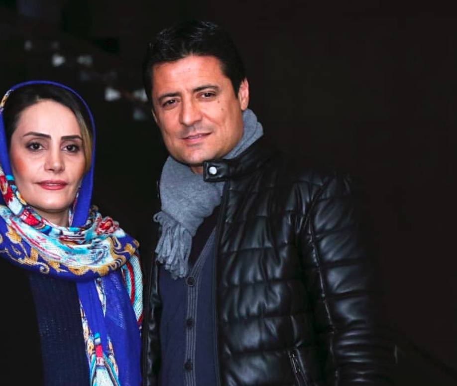 علیرضا فغانی و همسرش
