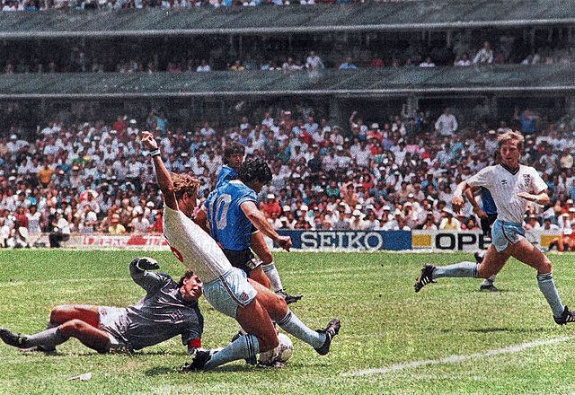 گل قرن دیگو مارادونا مقابل انگلیس 1986