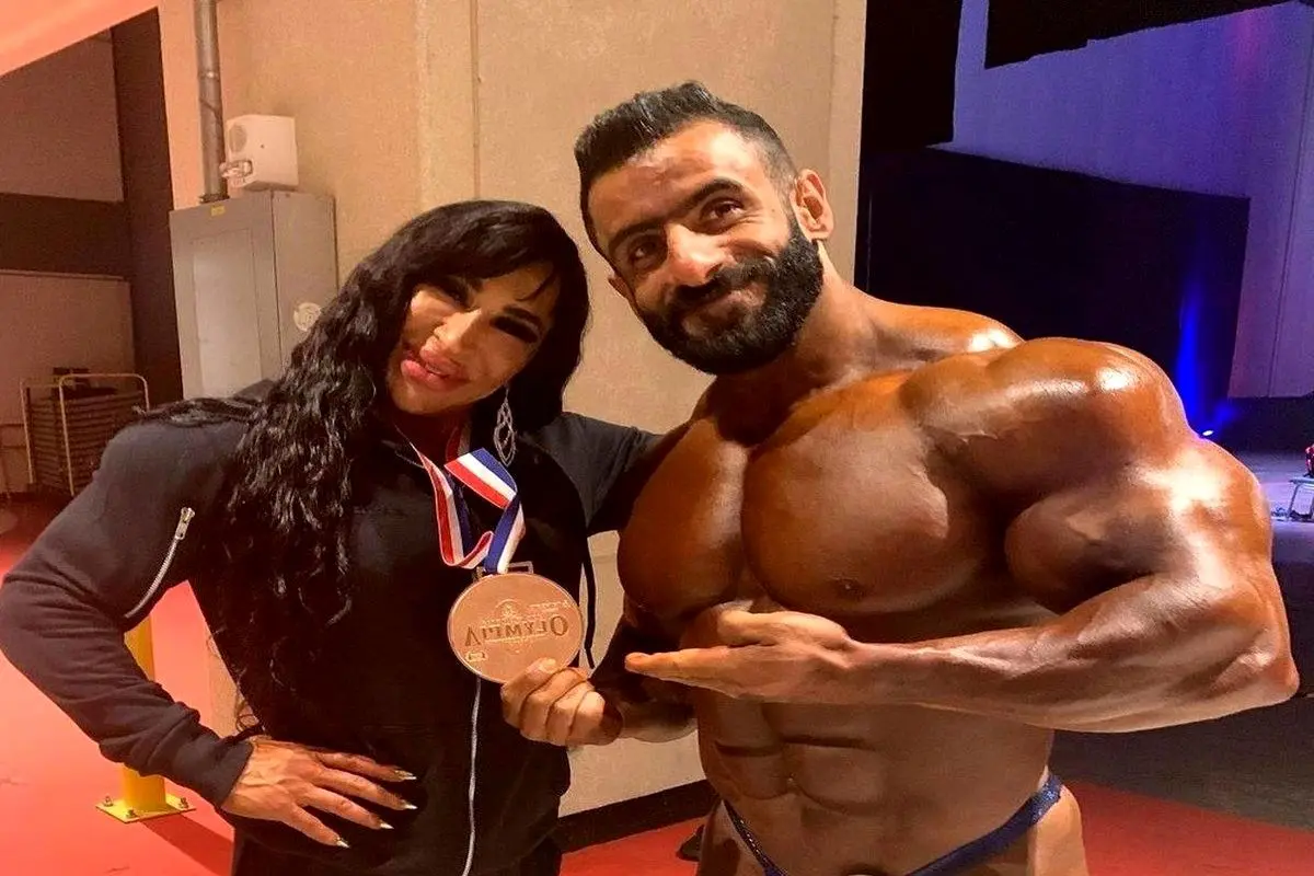 عکس هادی چوپان و همسرش